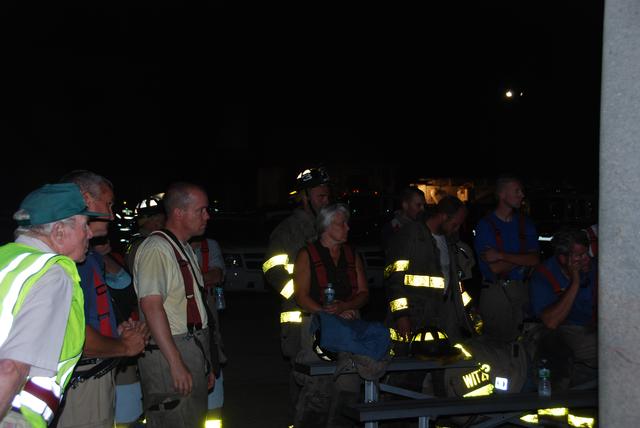Even the Fire Police were involved