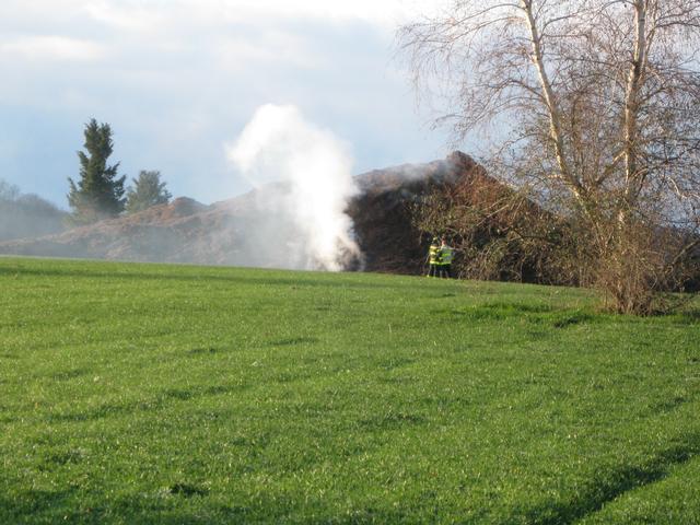 Early in the morning on November 26, 2008, following a hard freeze, SFD responded to a mulch pile fire at the Bacon property on Indian Neck Lane. 