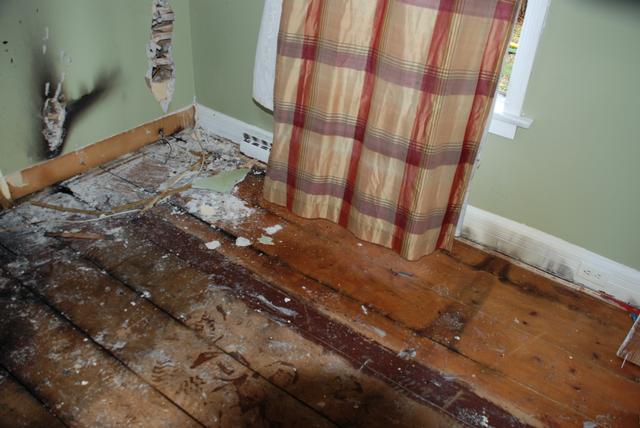 More of the interior damage.